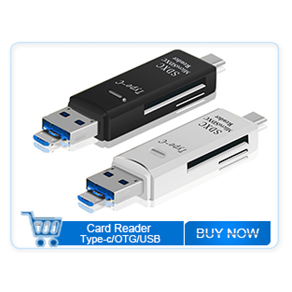 Color Random PC Laptop Aluminum SD MS M2 TF Memory Card All In 1 Mini