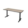 Cain 72" x 24" Training Table- Beige, Multiple Colors