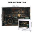 thumbnail image 5 of 1000 PCS Vintage Style motorcycle puzzles for adults 1000 pieces,Stress relieving pleasure,Challenging mental puzzles,Appreciate the charm of machinery,Unique Artwork for Adults,for motorcycle Lovers, 5 of 6