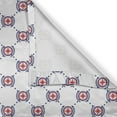 thumbnail image 4 of Ambesonne Compass Window Valance, Diamond Windrose Leaf, 42" x 18", Dark Blue Dark Coral, 4 of 5