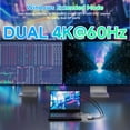 thumbnail image 4 of Estación de acoplamiento WAVLINK de doble monitor DisplayPort HDMI 100W PD, 4 of 7