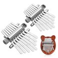 thumbnail image 1 of GOOHOCHY 2 juegos de Kalimba DIY de 8 teclas, piano de pulgar, instrumento musical para estudiantes principiantes, 1 of 8