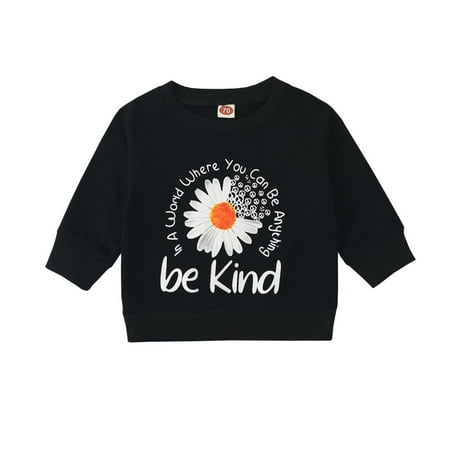 

URMAGIC Baby Boy Girl Daisy Long Sleeve Crewneck Sweatshirt Tops 6M-3T