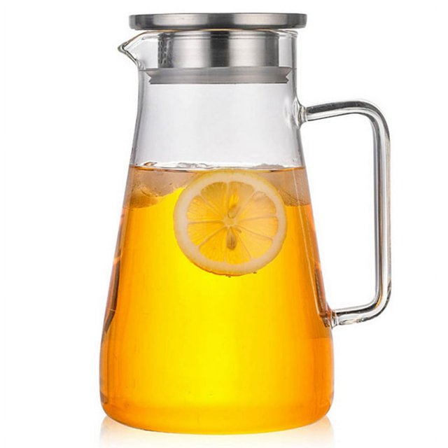 Water Bottle Kettle High Borosilicate Glass Explosion-Proof Cold Kettle With Lid And Filter Can Be Used For Electric Furnace
