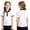 Black_003, variant on Domuza Kids Girls Polo Shirt Lapel Short Sleeve Casual Button Up Tees Lightweight Comfy Quick Dry Workout Golf Class Uniform-Red 11-12 Years