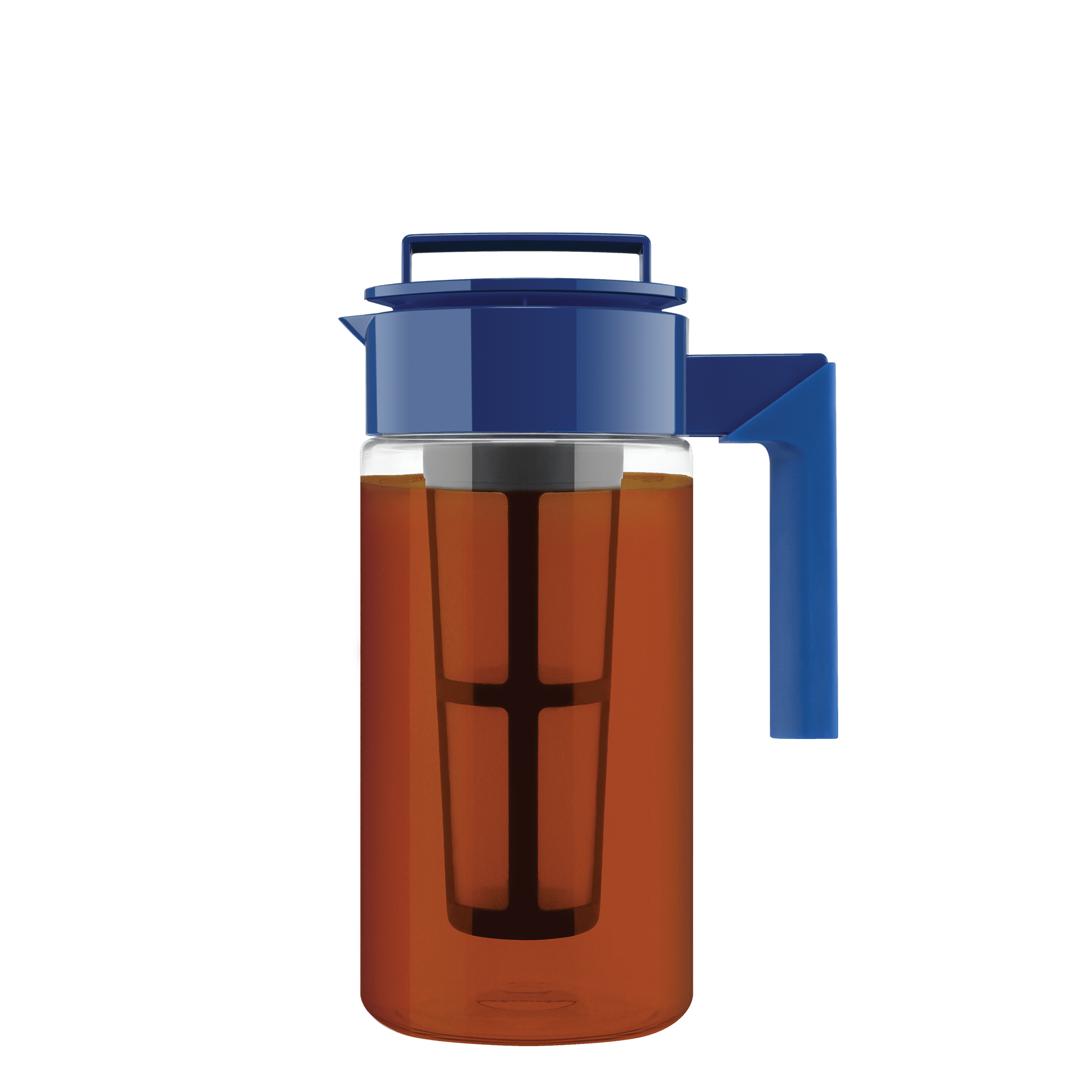 Takeya Flash Chill Iced Tea Maker with Airtight Lid, 1qt, Blueberry