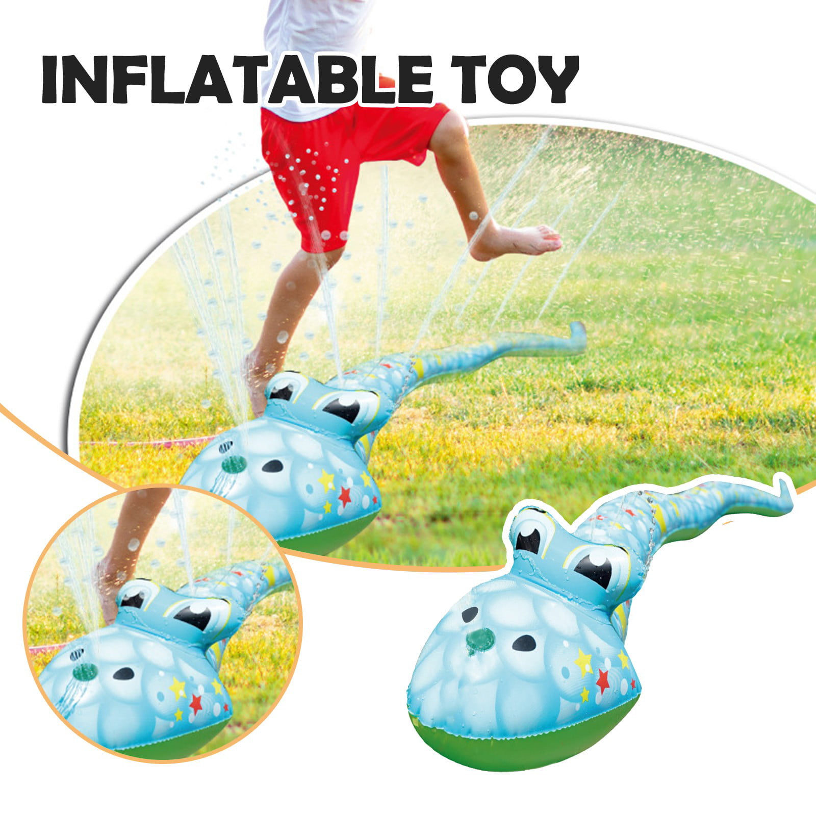 Details about   Kids Summer Inflatable Snake Swimming Ring Pool Float Colorful Outdoor Fun Toys 