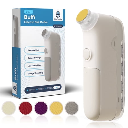 Baby Proof Me Buffi 5-in-1 Electric Nail File and Buffer Newborn Essentials Baby Grooming Kit