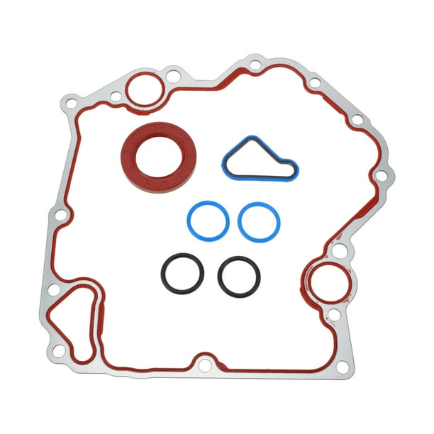 Juegos de juntas de tapa de cadena de distribución Unique Bargains TCS30400 para Dodge 3.7L 4.7L Motor Sello duradero Junta y sellos de metal, goma 1 juego