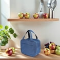 thumbnail image 5 of REGALWOVEN Insulated Bag, Lunch Bag for Women and Men, Tote Bag Lunch Box Navy Blue 8.7*7.3*5.7in, 5 of 6