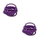 thumbnail image 4 of Jumpingount 10 piezas de bandas para el cabello Bling Topknot soporte de protección universal ajustable de moda para accesorios de mujer púrpura Morado oscuro 2Conjunto, 4 of 6
