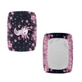 thumbnail image 3 of FOR U DESIGNS Axolotl Cherry Blossom Pattern Stool Covers Rectangle Wear-Resistan Counter Bar Stools Cover Elastic Vanity Bench Cover Height Bar Stools Slipcovers, Pack of 2, 3 of 9