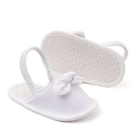 

Hunpta Kids Sandals Infant Boys Girls Shoes First Walkers Shoes Summer Toddler Bowknot Flat Sandals
