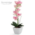 thumbnail image 5 of Bornbridge Artificial Potted Orchid with Long Stem - 2 Pack - Light Pink - Medium, 5 of 5