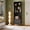 black, variant on Multi-Functional Wooden Hall Tree Coat Rack with Integrated Storage Bench, Umbrella Stand & Elegant Design – Organizer Cabinet for Entryway, Hallway, Mudroom, Small Spaces