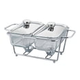 thumbnail image 2 of GROWTH TANK Réchauffeur de Nourriture pour Buffet Plateau Pratique pour Fêtes d'Anniversaire Mariage 1.3L 2 Compartiments, 2 of 9