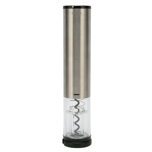 Automatic Wine Opener, Silver Easy Operation Portable Wine Opener With Corkscrew For Party For Dinner