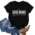 thumbnail image 4 of Nrmvnmi Mothers Baseball Tee Shirt for Women Short Sleeve Letter Printed Graphic Mom Gifts Tee Shirts Mothers Day Gifts, 4 of 5