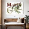thumbnail image 3 of Elephant Stock Vintage Merry Christmas Wall Art - Horizontal Canvas Wall Art - Living Room Wall Decor - Holiday Canvas - White And Gray Decor By Cindy Jacobs - 48" x 32", 3 of 8