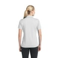 thumbnail image 2 of Sport-Tek Women's Y-Placket Moisture Wicking Polo Shirt_White_Medium, 2 of 2