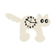 thumbnail image 3 of Reloj de pared con diseño de animales, decorativo, creativo, con diseño de gato, silencioso, para interiores. Beige, 3 of 9