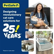 PetSafe ScoopFree Clumping Self-Cleaning Litter Box for Clumping Litter - Superior Odor Control Never Scoop Litter Again For Single and Multi-Cat Households