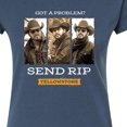 thumbnail image 3 of Yellowstone  - Got A Problem Send Rip - Juniors Fitted Graphic T-Shirt, 3 of 6