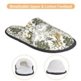 thumbnail image 3 of Fotbe Vintage Animals Palm Tree Pantuflas Peludas para Mujer con Estampado, Zapatillas de Peluche, Zapatos de Invierno para Casa, Uso Interior y Exterior-Large, 3 of 8