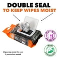 thumbnail image 3 of Q-Swiper XL Easy-Clean BBQ Grill Cleaner Set - 1 Long Grill Brush with Scraper and 40 BBQ Grill Cleaning Wipes | Bristle & Wire Free | Safe Way to Remove Grease & Grime for A Clean and Healthy Grill!, 3 of 8