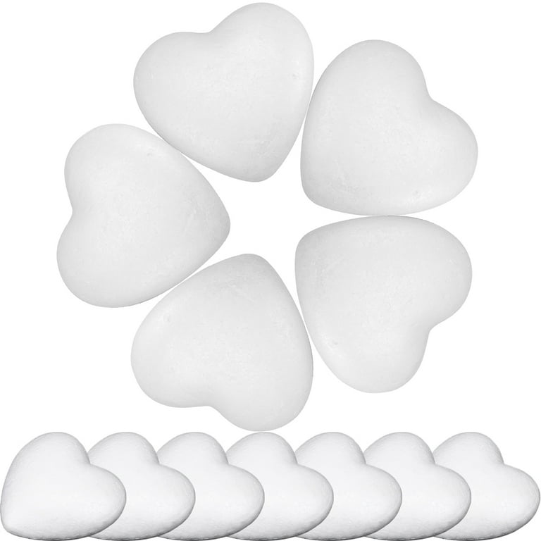 Heart Shape Foams Balls 100pcs Blank Foams Balls Small Heart