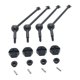thumbnail image 1 of Tholdsy RC Car CVD Drive Shaft para Wltoys 1/12 124018 124019 RC Car Model Black Type2, 1 of 1