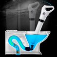 thumbnail image 2 of Toilet High Pressure Plunger Pump Clog Remover, Flexible Handles And Button Operating, 2 of 8