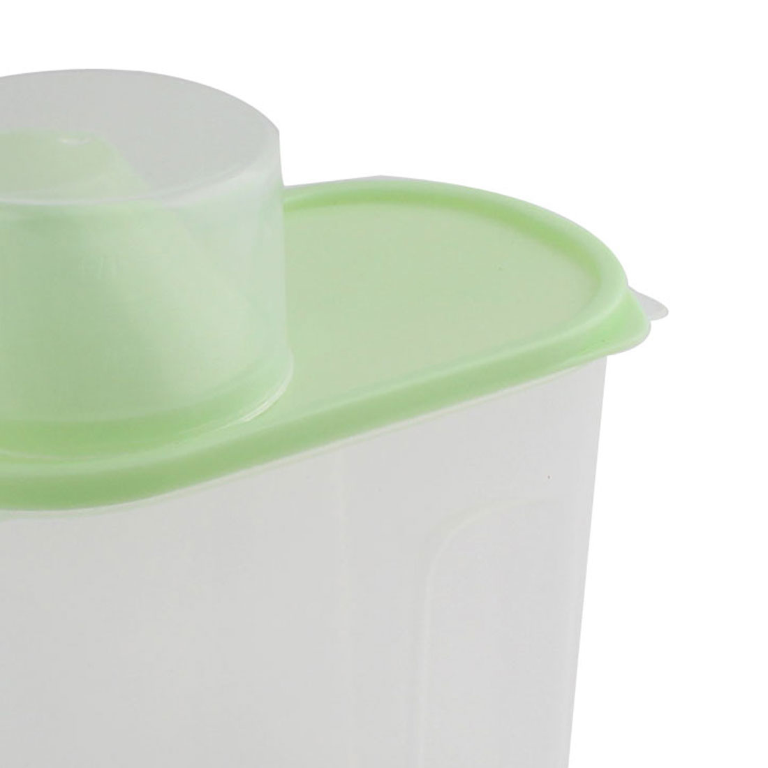 Unique Bargains Family Kitchen Plastic Sugar Rice Food Fresh Storage Box Container Green