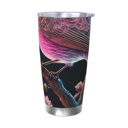 

Matuu Bird 2 for 20oz Durable Thermal Cups Keep Drinks Cold and Hot Insulated Car Mug with Lid-Without Straw