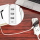 thumbnail image 1 of Concentrador USB 2.0 de 4 puertos con cable de 1.6 pies para PC Flash Drive Mobile HDD (Blanco), 1 of 5