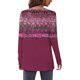 thumbnail image 4 of ICHUANYI Liquidación Tops para Mujer Casual Manga Larga Tops de Verano Camisetas con Estampado Camisetas con Cuello en V de Moda ICHUANYI WER202308231033, 4 of 5