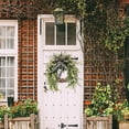 thumbnail image 4 of Leojiow 15.74" Spring Wreath Front Door Wreath Summer Wreath Flowers Windowsill Home Decoration Outdoor Indoor Farmhouse Decoration Wedding Vine Base 40Cm Utility, 4 of 7