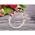 thumbnail image 6 of 1.75 Carat Round Cut Gemstone Black Diamond Moissanite Engagemrnt Ring On 10k Rose Gold, 6 of 6