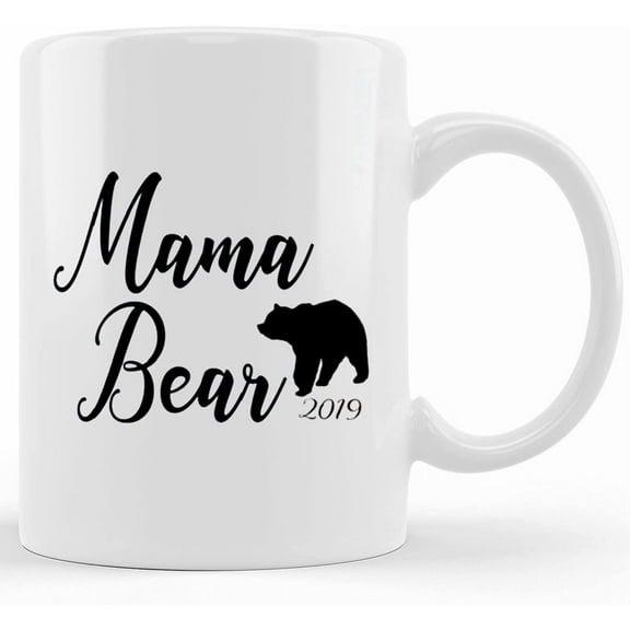 Mama Bear, Mommy Mug, Mom Mug, Mommy Gift, Mommy To Be, New Mom Gift, Mom Gift, Pregnancy Announcement, New Parent Gift, Ceramic Novelty Coffee Mug, Tea Cup, Gift Present For Birthday, C