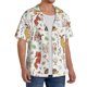 thumbnail image 2 of Fotbe Cute Little Animals Camisa Estampada de Manga Corta para Hombre, Casual de Verano, Estilo Playero, Sin Arrugas-Large, 2 of 5