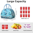 thumbnail image 4 of Reusable Shark Lnsulated Lunch Bag for Women & Men - Leakproof Water-Resistant Cooler Tote, Large Capacity for Work,Travel,Picnic,Beach & Office., 4 of 4
