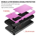 thumbnail image 2 of Dteck Case for Samsung Galaxy S21 Plus 6.7-inch,Shockproof Wallet Card Slot Holder Pocket Slide Slim Fit Dual Layer Soft TPU Hard PC Hybrid Protective Back Galaxy S21+ Cover,Pink, 2 of 6