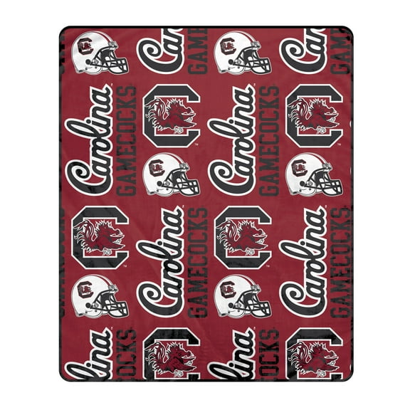 Pegasus South Carolina Gamecocks 50" x 60" Homefield Stacked Logos Ultra Soft Blanket