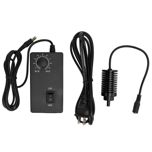 Microscope Coaxial Light LED High Brightness Wear Resistant Heat Dissipation Microscope LED Spot Light AC100V‑240VΦ6mm US Plug White
