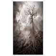 thumbnail image 2 of Arbre Solitaire Tenant la Lune - Grand Paysage Impression sur Toile, 2 of 3
