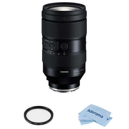35-150mm f/2-2.8 Di III VXD Lens for Sony E Bundle with 82mm UV Filter  Cleaning Kit