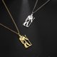thumbnail image 2 of Egyptian God Talisman Stainless Steel Pendant Necklace for Women/Men Wisdom Thoth Ibis-head Amulet Gold Plated Jewelry, 2 of 5