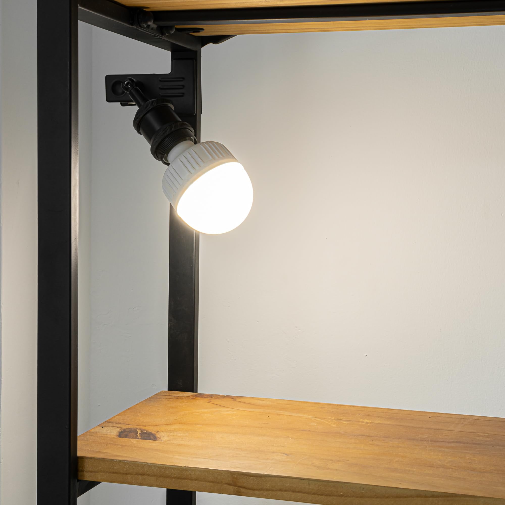 KAYYELAMP Rechargeable Battery Dimmable Clamp Light Wireless Remote Timing LED Clip Lighting Retro Design for Bedsides Shelf Bookshelf Splint Billboards Corners