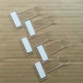 thumbnail image 1 of TEHAUX 20Pcs Transparent Plastic Clip Holder for Car Parking Ticket 7.4X3.95cm, 1 of 8