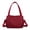 Red, variant on Dezsed Crossbody Bags For Women Tote Bag Messenger Bag Large Capacity Dual Purpose Casual Hand Shoulder Bag, Waterproof, Suitable For Traveling, Fitness, Shopping Wine